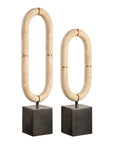 Oval Fusion - Fusion (Set of 2) - Light Brown
