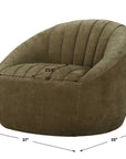 Narrows - Swivel Chair - Moss Green