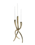 Ansley - Taper Candle Holder Set Set of 2 - Gold