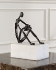 Sit Back Relax And Read - Iron Sculpture