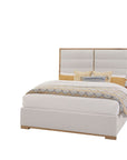 Crafted Oak - Upholstered Bed