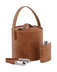 Felix - Ice Bucket & Flask Set - Light Brown