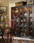 Sanctuary - 2-Door Thin Display Cabinet - Ebony