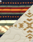 Del Sol - Full/Queen Reversible Quilt Set Set of 3 - Multi Color