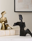 Affection - Bronze Gold Sculpture (Set of 2)