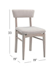 Horizons - Dining Chair - Cerused White Oak