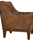 Clay - Leather Armchair - Dark Brown