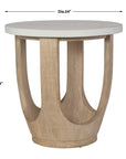 Tatli - Stone Top Side Table
