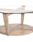 Dunes - Cocktail Table - Bleached Oak