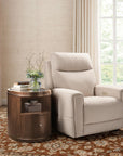 Melange - Contours Side Table - Dark Brown