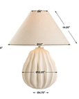 Javary - Table Lamp - Matte Beige