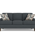 Moxy - Fabric Sofa, T-Shaped Seat Cushion, Rounded Mailbox Arms