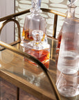 Commerce And Market - Walnut Wine and Bar Cart - Light Caramel