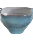 Blue Crest - Ceramic Bowl - Blue