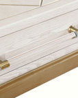 Perrine - Console - White / Gold