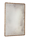 Hammered Edge Mirror - Gold