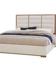 Crafted Oak - Erin's Upholstered Bed Headboard, Footboard And Rails
