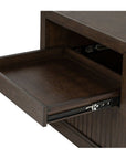 Athens - Open Nightstand - Dark Brown