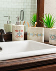 Spirit Valley - Ceramic Countertop Bathroom Set Set of 3 , 4 Per Carton - Cream