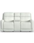 Alister - Power Gliding Loveseat With Console, Power Headrests & Lumbar