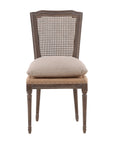 Morton - Dining Side Chair - Dark Brown / Beige