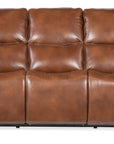 MS - Crosby Zero Gravity Power Sofa With Power Headrest - Brown