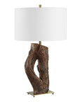 Namath - Wood Table Lamp - Brown