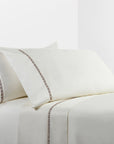 Fair Isle - Queen 350TC Rustic Sheet Set Set of 4 - Cream