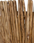 Rhea - 4 Light Wood Branch Chandelier - Woodtone