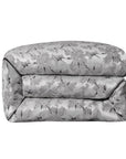 Warshack Inkblot - Queen Duvet Cover Set (1 Duvet, 2 Standard Shams) - Gray