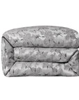 Warshack Inkblot - Queen Duvet Cover Set 1 Duvet, 2 Standard Shams - Gray