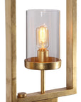 Cielo - Staggered Rectangles Floor Lamp - Gold