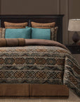Rio Grande - Queen Duvet Cover Set Set of 7 - Brown