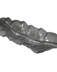 Smoked Leaf - Glass Tray - Dark Gray