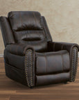 Oscar - Power Lift Recliner With Right-Hand Control & Power Headrest - Molasses
