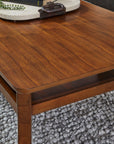 Ludwig - Occasional Rectangular Coffee Table With Drawer - Dark Brown