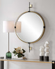 Guardrail - Round Mirror - Gold