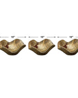 Tamarine - Wood Wall Art (Set of 3) - Light Brown