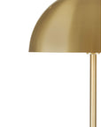 Loraine - Floor Lamp - White / Brass