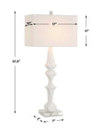 Mayme - Table Lamp - White