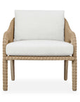 Kavali - Outdoor Wicker Lounge Chair - Woodtone