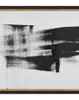 Mystere - Framed Contemporary Print - Black