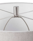 Whiteout - Mottled Glass Table Lamp - White