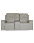 Vernon - Power Reclining Loveseat With Console, Power Headrests, Lumbar, Heat & Massage
