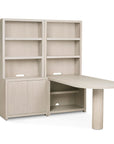 Haven Desk with Storage and Bookcase