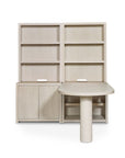 Haven Desk with Storage and Bookcase