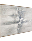 Quiet Reflection Framed Canvas - Silver