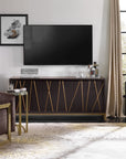 Commerce And Market - 64" Entertainment Console - Black