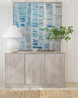 Blue Gail Canvas Art - Light Blue
