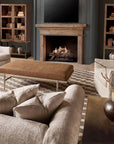 Melange - Tobin Cocktail Ottoman - Brown